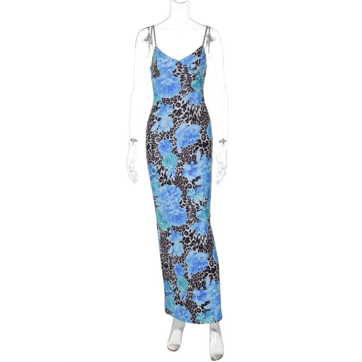Printed Slim Fit Street Style Maxi Dress
