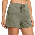 Lace Up Cotton Linen Yoga Fitness Short