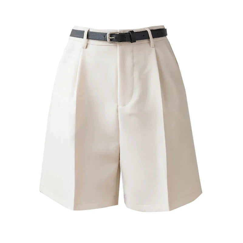 Zipper High Waist Office Summer Street Short