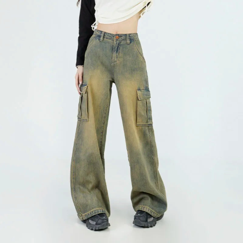 Y2K Pocket Harajuku Street Style Jean