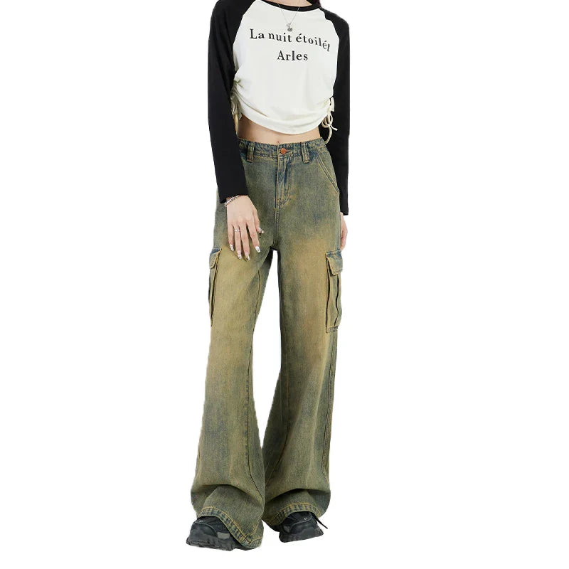 Y2K Pocket Harajuku Street Style Jean