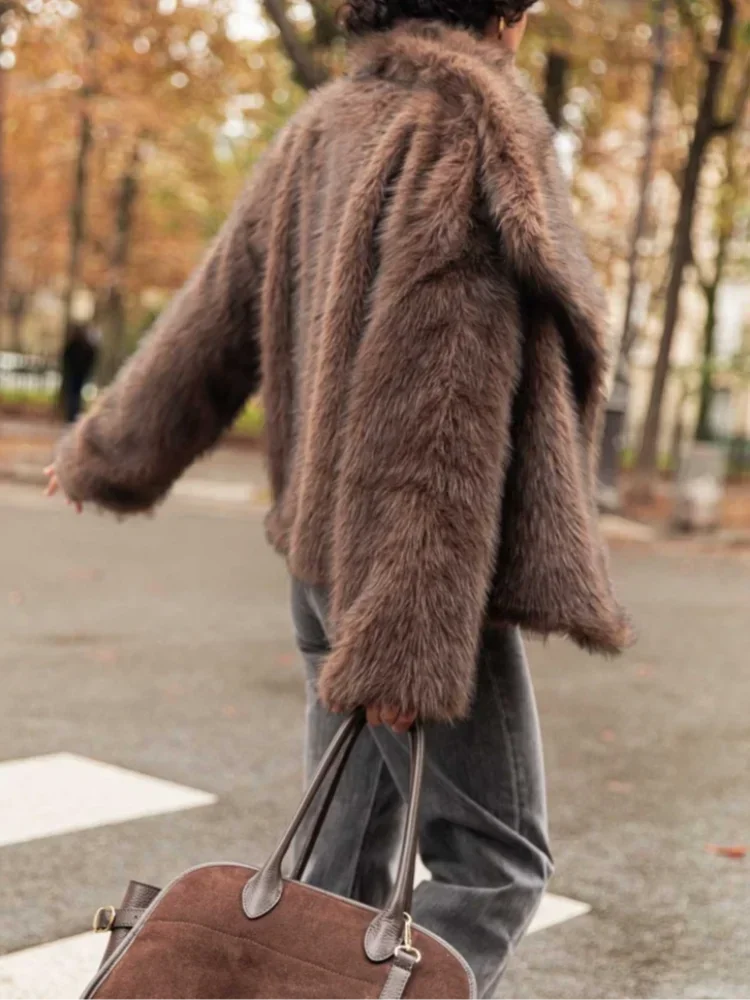 Fox Plush Short Coat