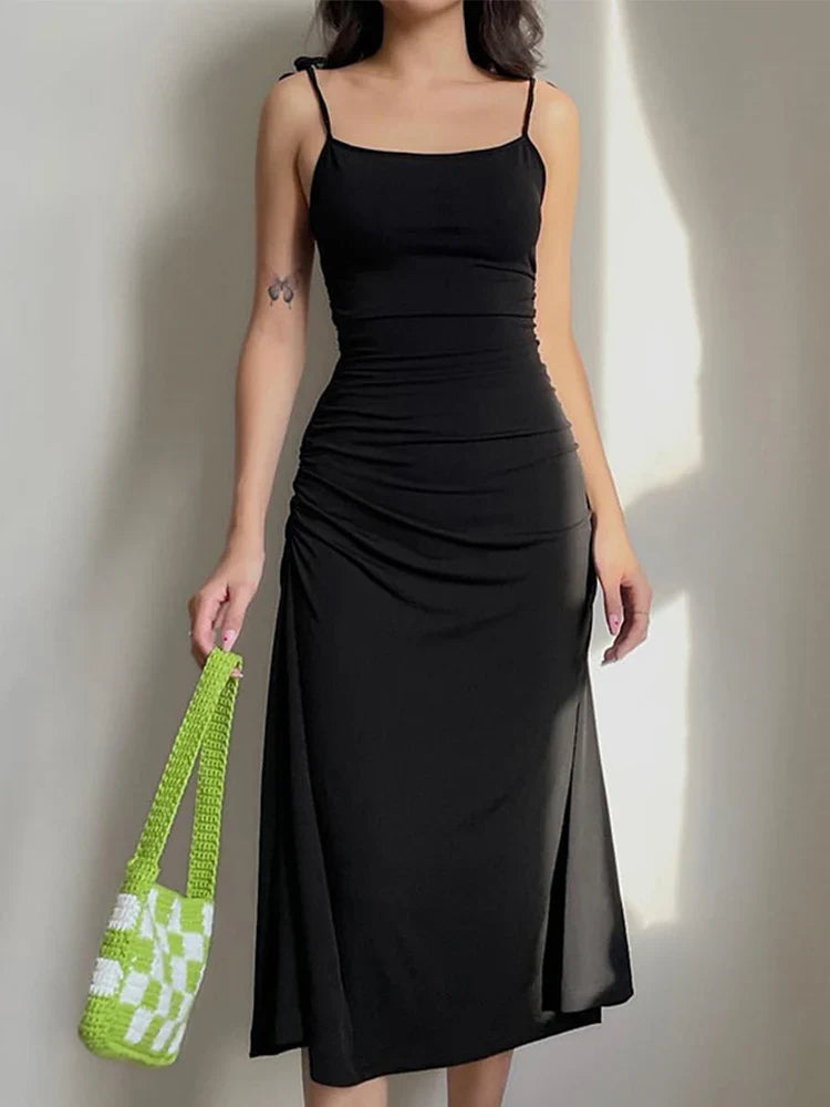 Backless Long Summer Party Maxi Dress