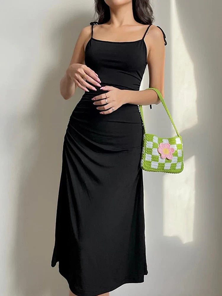 Backless Long Summer Party Maxi Dress