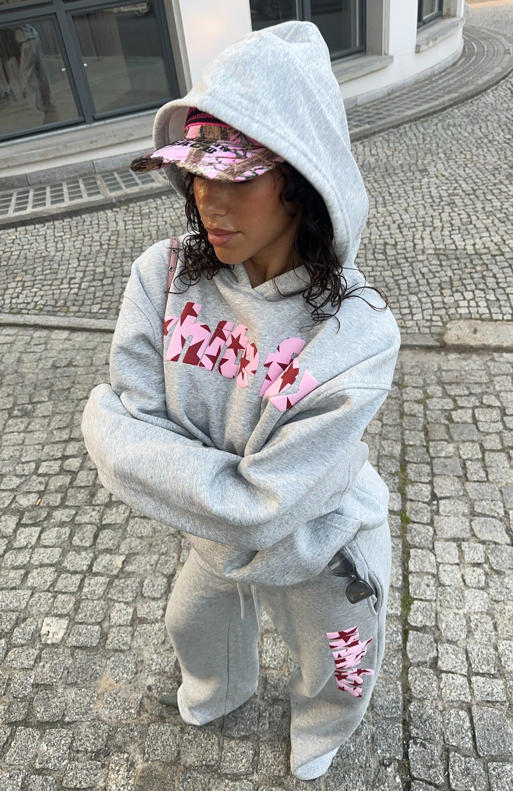 From Archives Jaxx Oversized Dark Grey Marle Hoodie