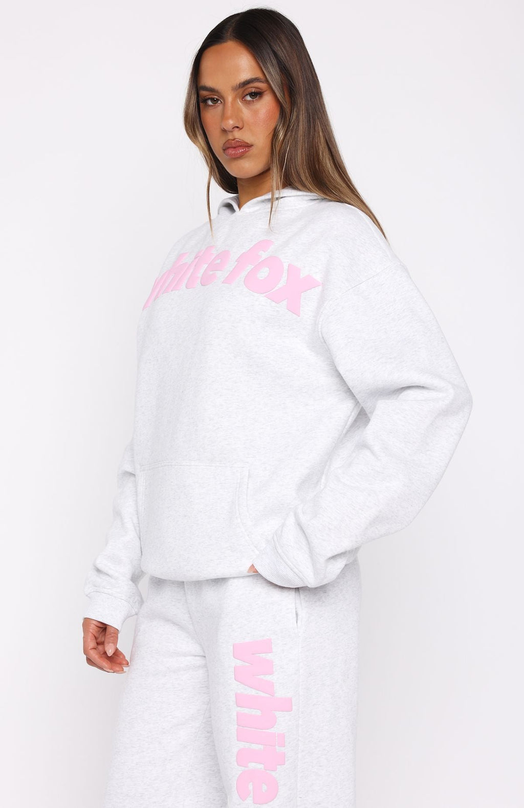 From Archives Kenzie Oversized Grey Marle Hoodie