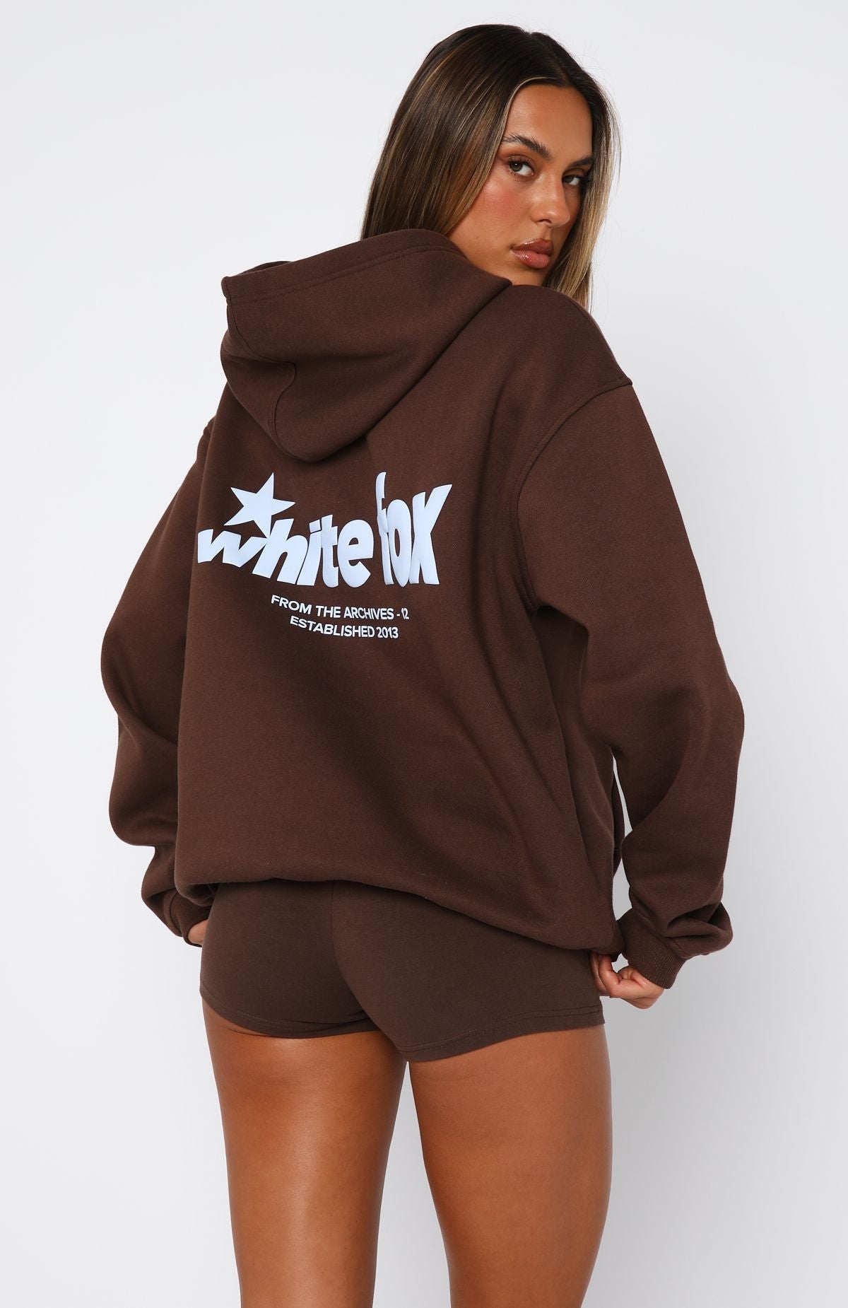 From Archives Charli Oversized Chocolate Hoodie