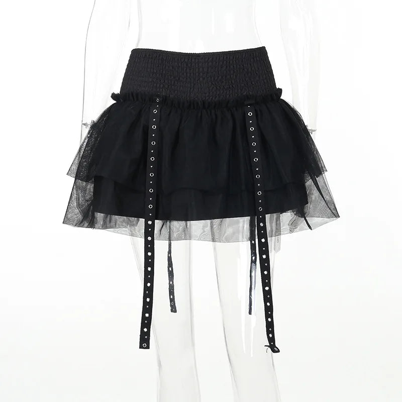 Steam Puffy Tutu Multi Layered Cosplay Skirt