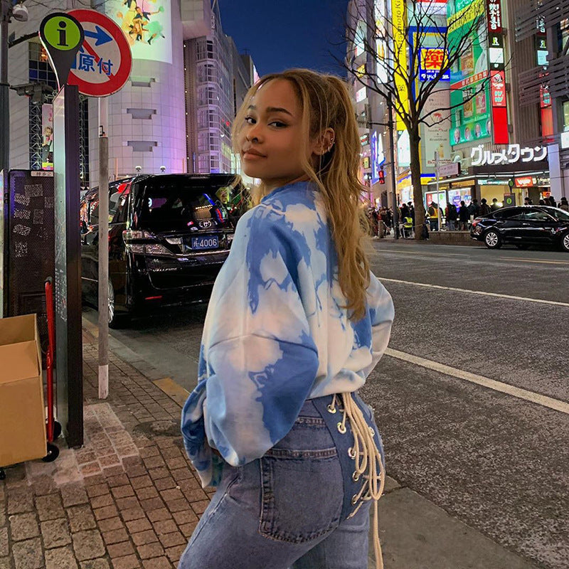 Bandage Lace Up Vintage Street Style Jean