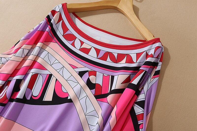 Multicolor Printed Chic Street Maxi Dress