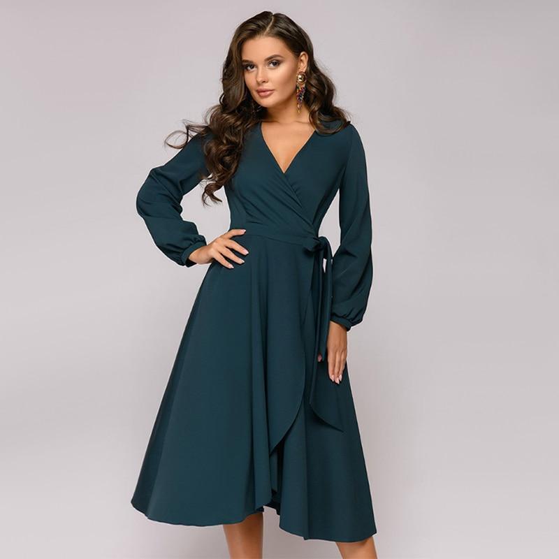 Vintage A Line Party Midi Dress