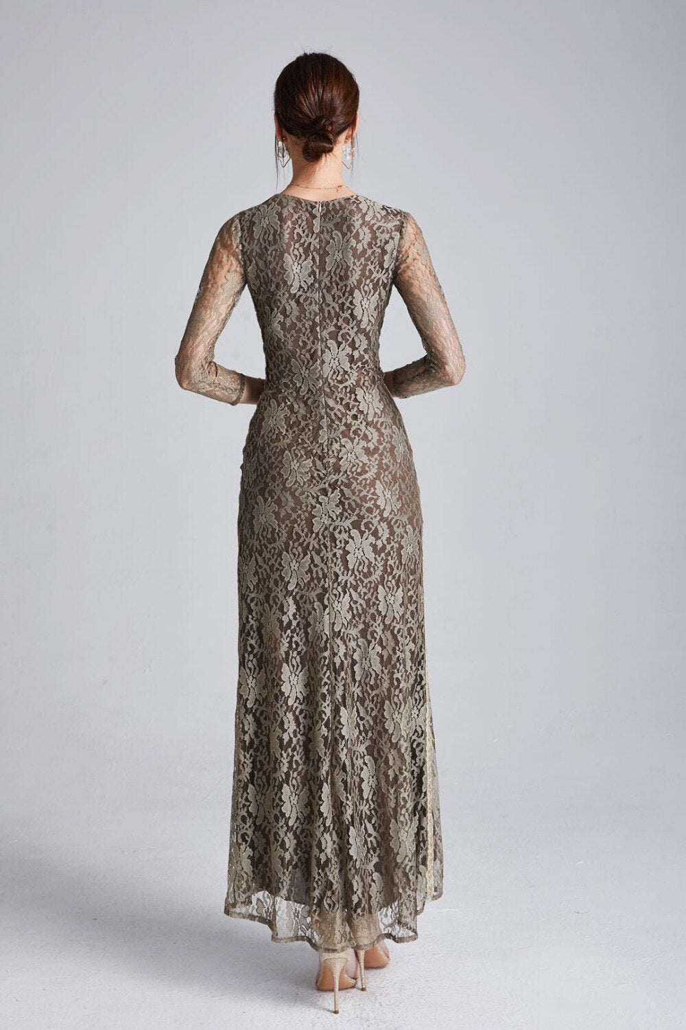 Lace Long Party Dress