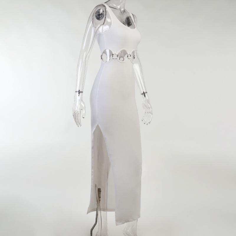 Sleeveless Hollow Elegant Maxi Dress