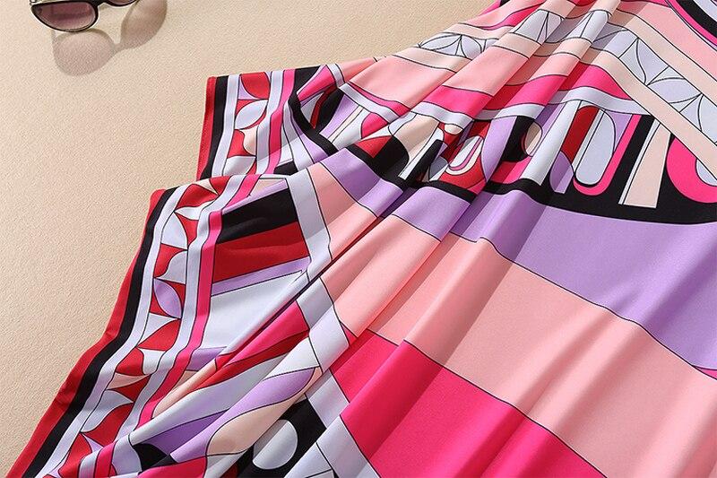 Multicolor Printed Chic Street Maxi Dress