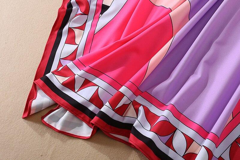 Multicolor Printed Chic Street Maxi Dress