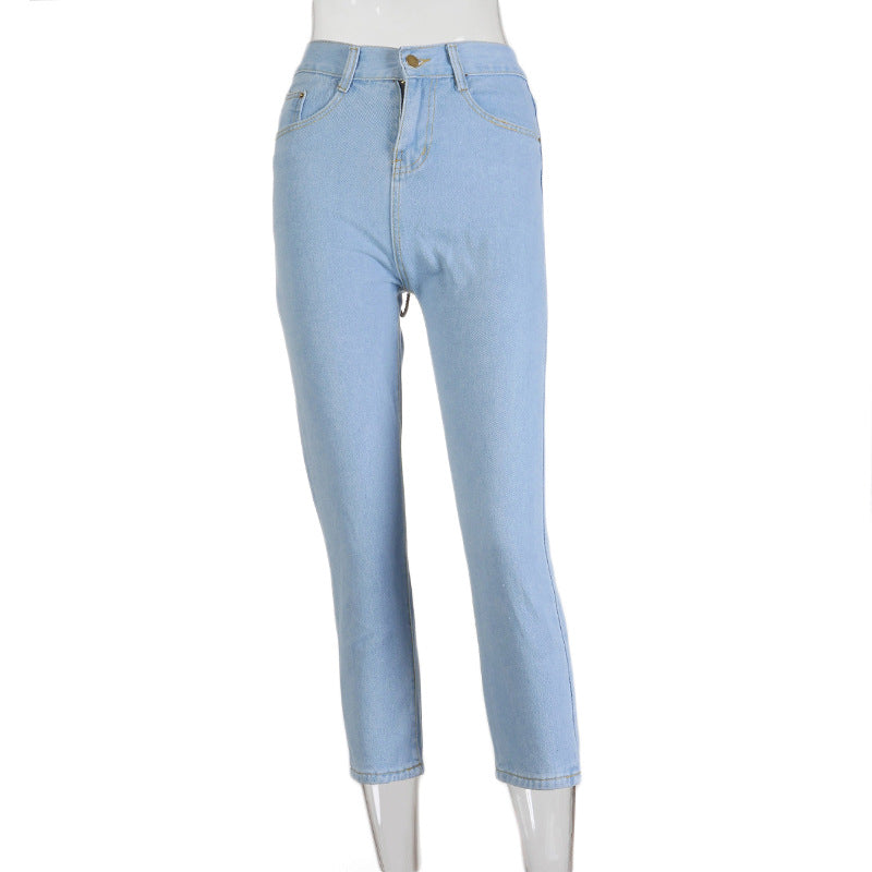 Bandage Lace Up Vintage Street Style Jean