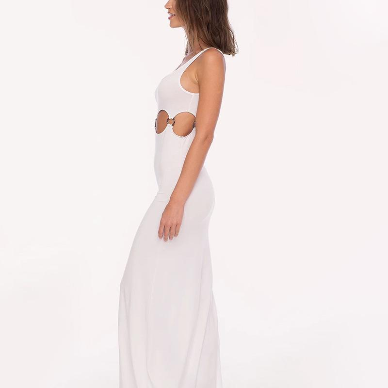 Sleeveless Hollow Elegant Maxi Dress