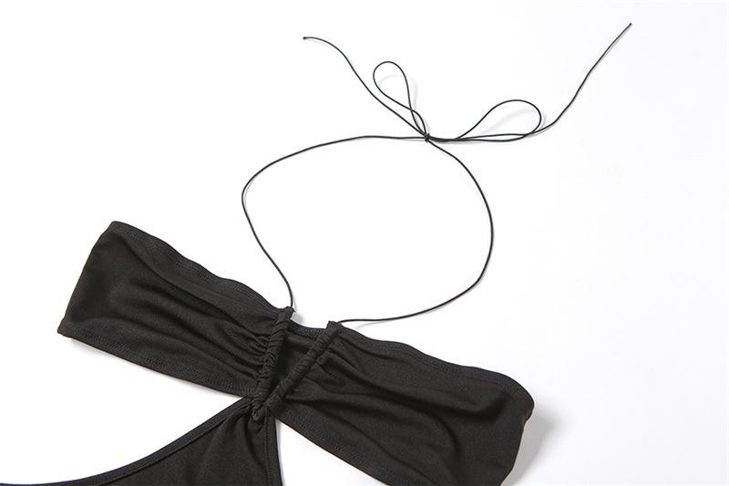 Halter Cutout Open Back Chic Maxi Dress