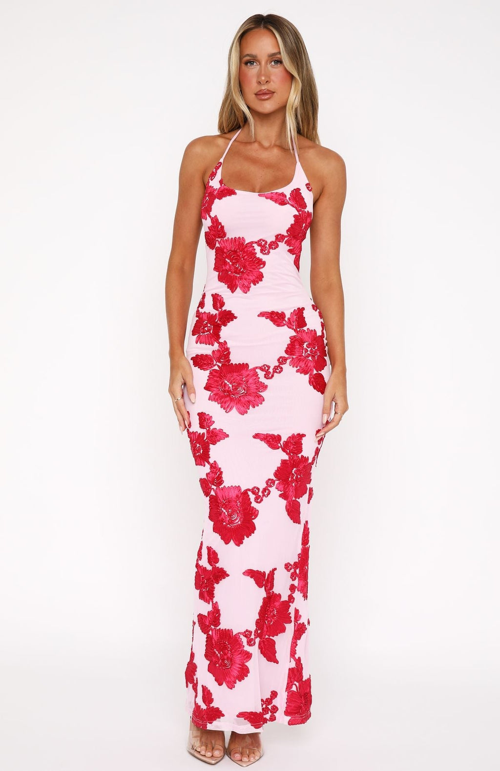Pink Summer Ready Fun Maxi Dress