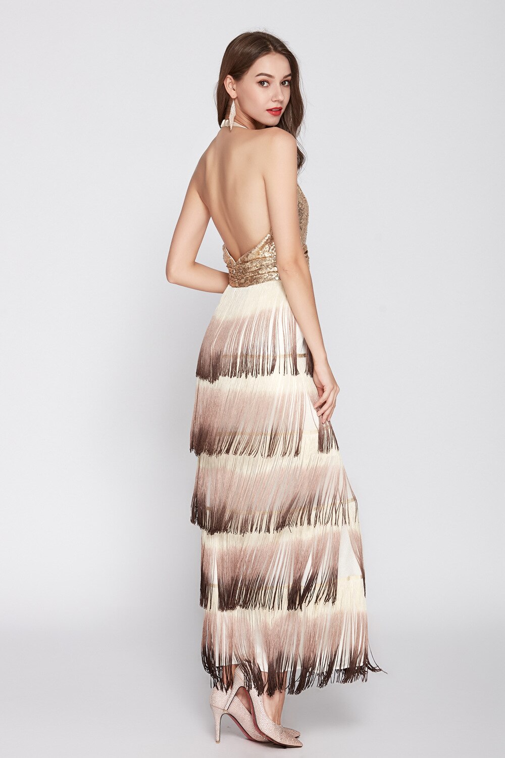 Glamorous Evening Runway Elegant Party Dress