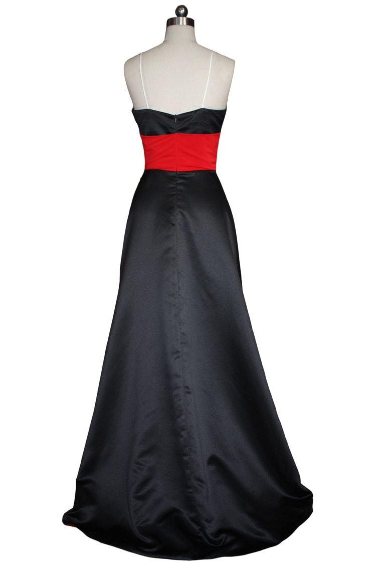 Color Block Hi Low Patchwork Stylish Party Dress