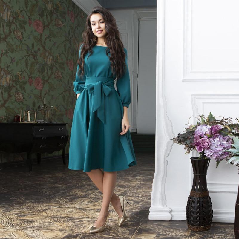 Bow Tie Bandage A-Line Party Dress