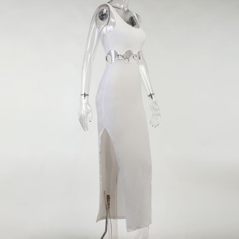 Sleeveless Hollow Elegant Maxi Dress