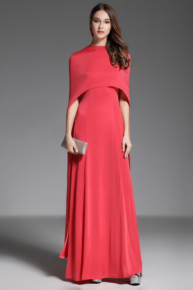 A-Line Runway Gown Maxi Dress