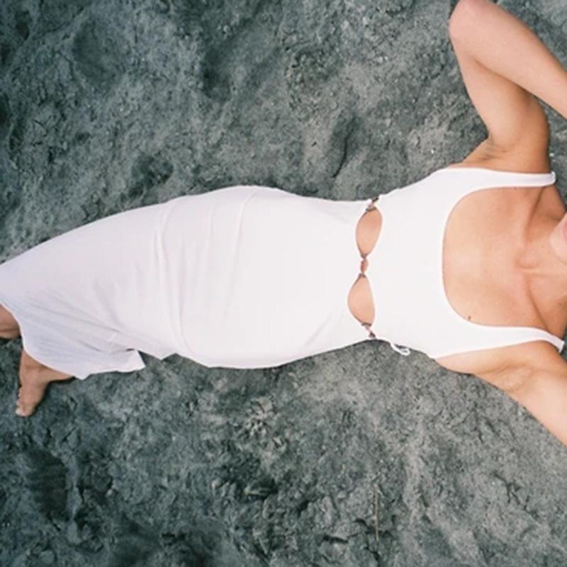 Sleeveless Hollow Elegant Maxi Dress
