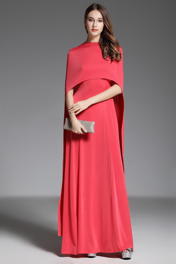 A-Line Runway Gown Maxi Dress