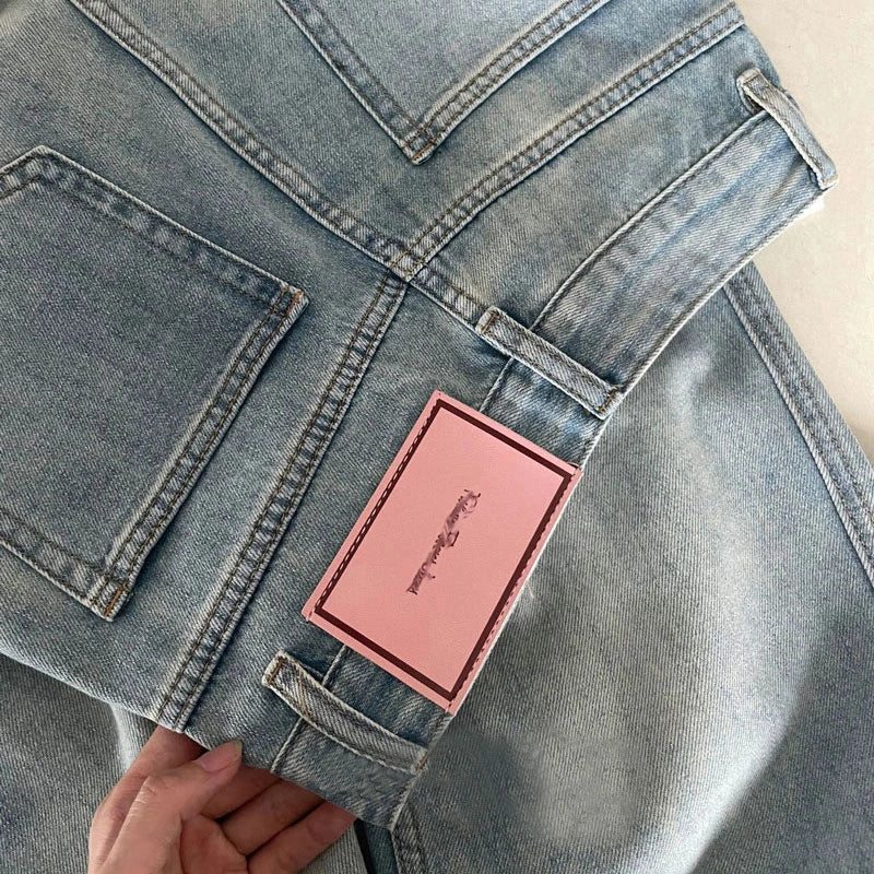 Pink Label High Waist Wide Leg Jean