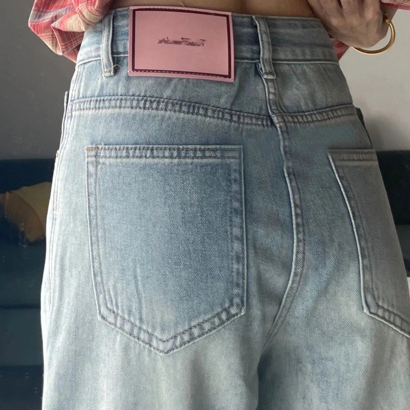 Pink Label High Waist Wide Leg Jean
