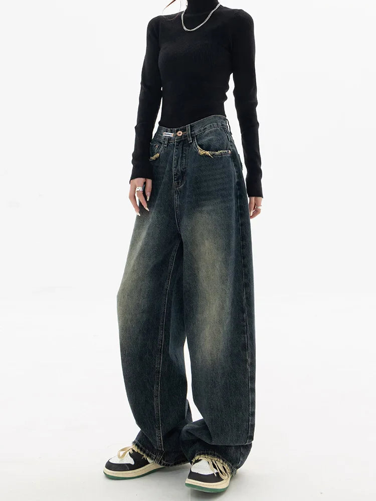 Vintage Harajuku Loose Wide Leg Street Jean