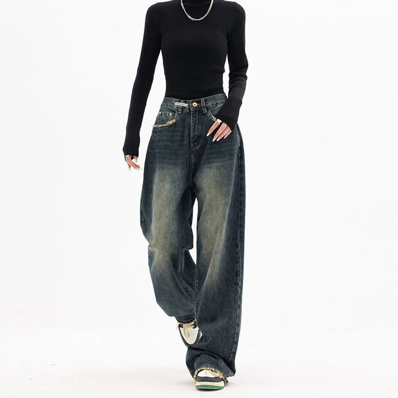 Vintage Harajuku Loose Wide Leg Street Jean
