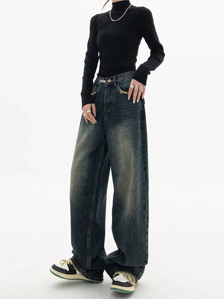 Vintage Harajuku Loose Wide Leg Street Jean