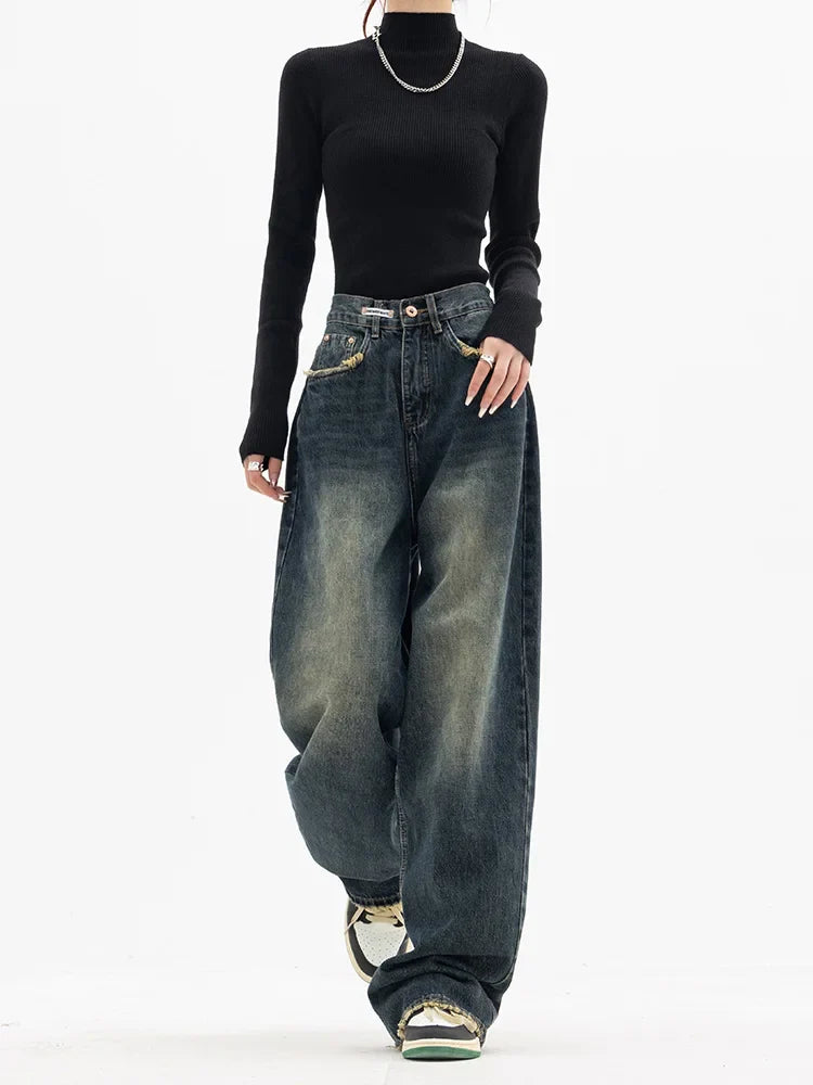 Vintage Harajuku Loose Wide Leg Street Jean