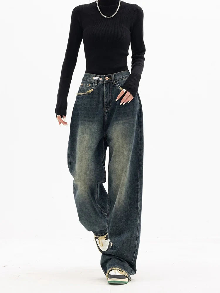 Vintage Harajuku Loose Wide Leg Street Jean