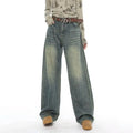 High Waist Baggy Straight Casual Denim Jean