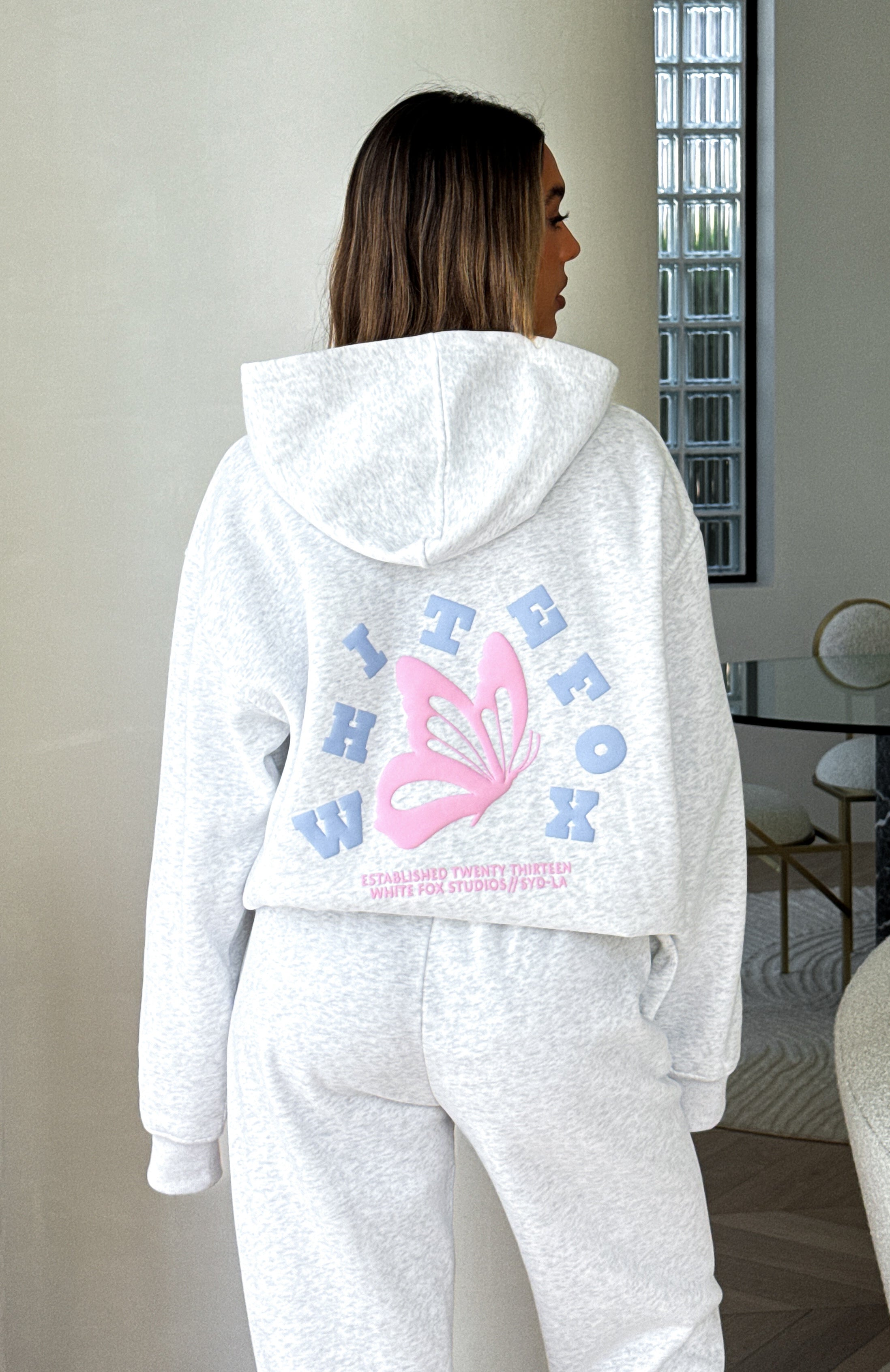 Give Best Oversized Grey Marle Hoodie