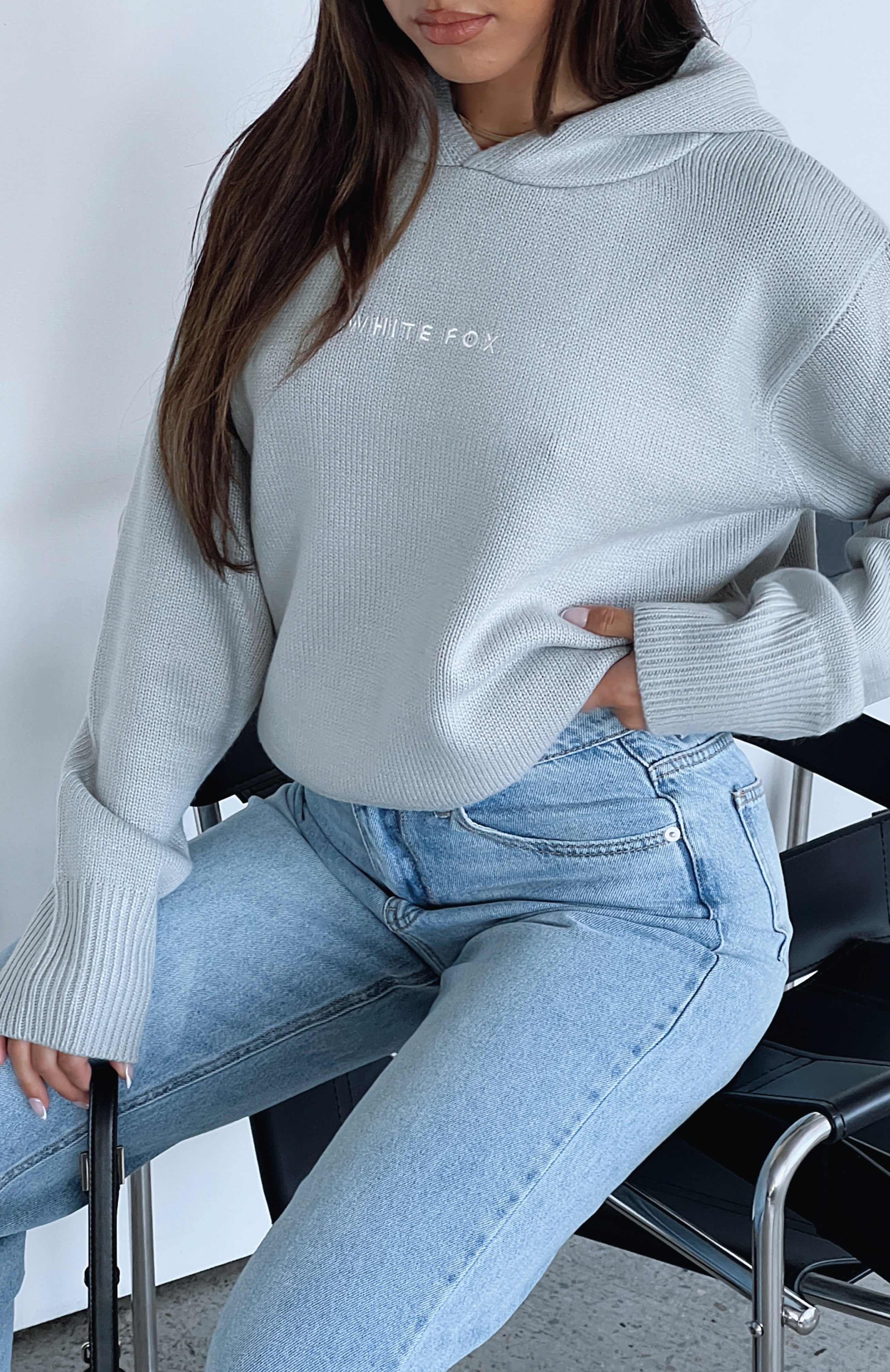 Cool Knit Light Grey Hoodie
