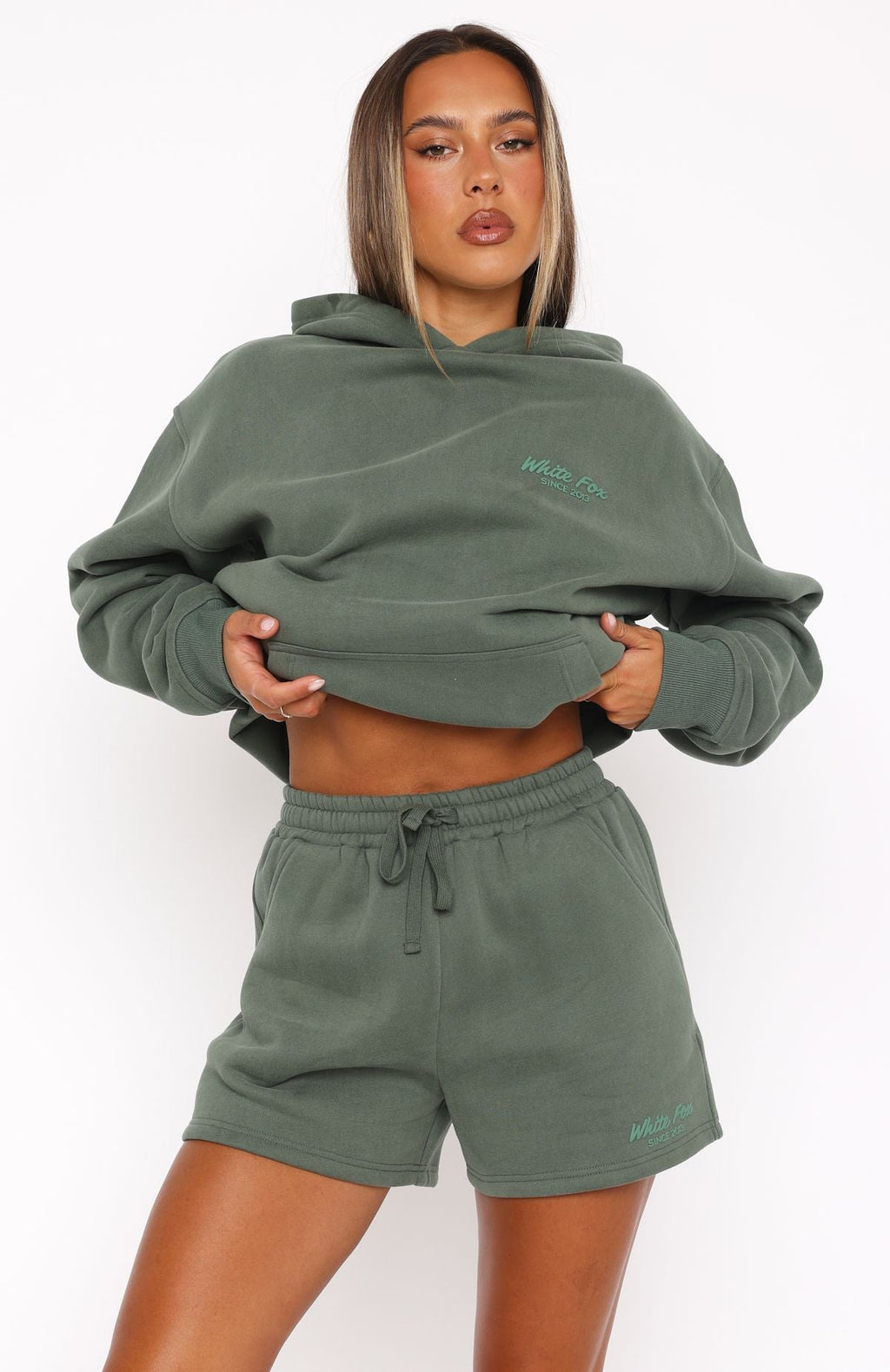 Dark Green Leisure Edition Lounge Short