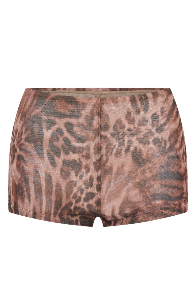 Wild Print Forever Life Booty Short