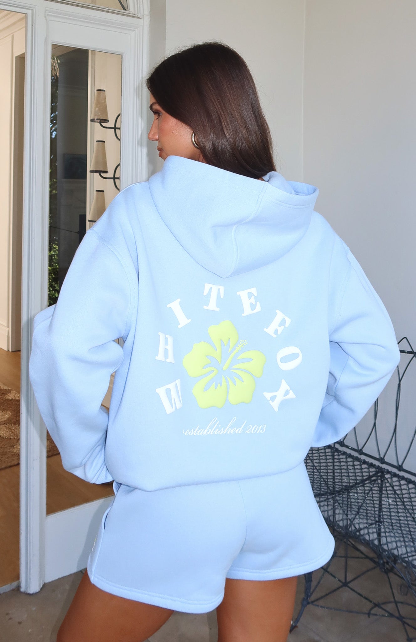 Keep Blooming Blue Hoodie