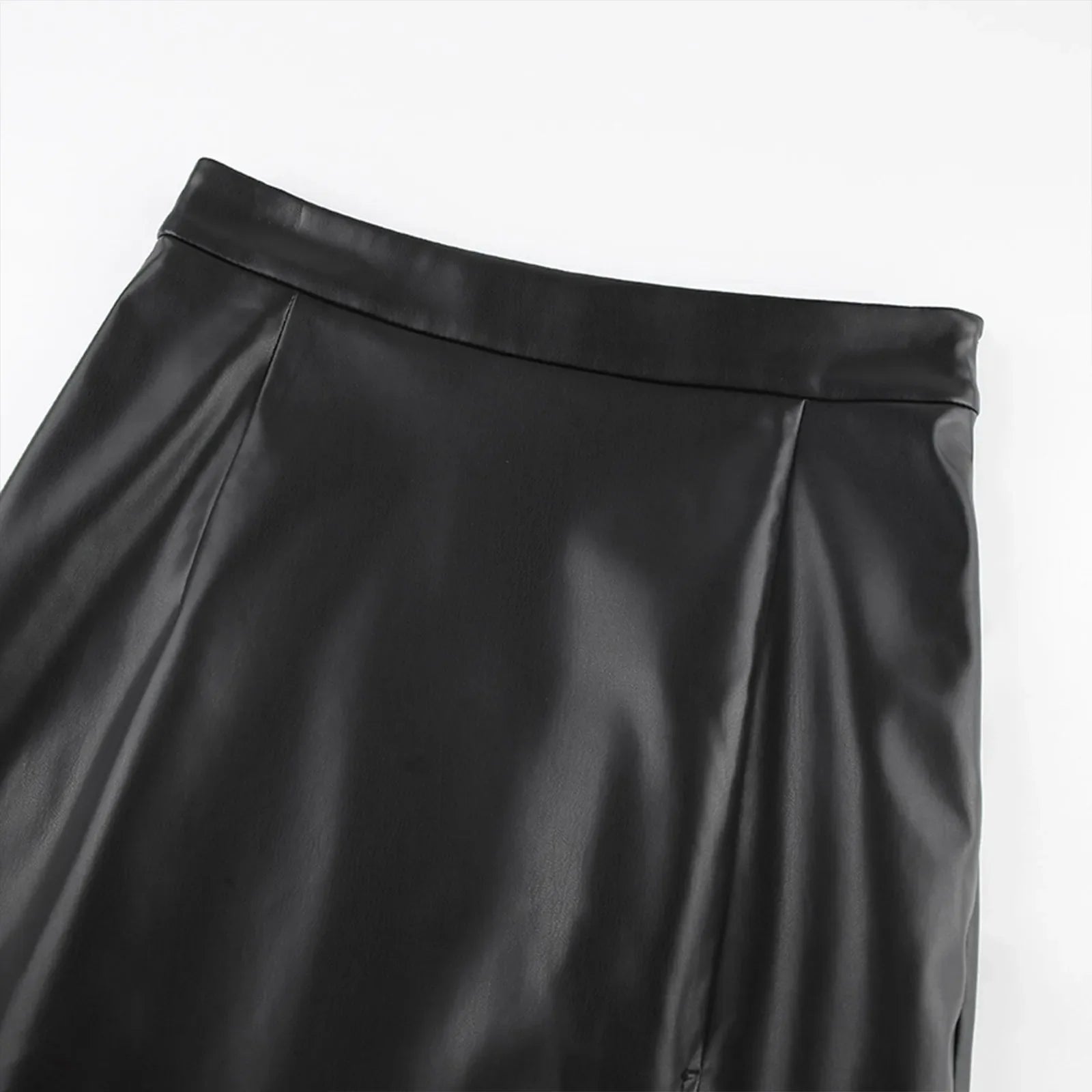 Streetwear High Waist Pockets Blue Short Skirt