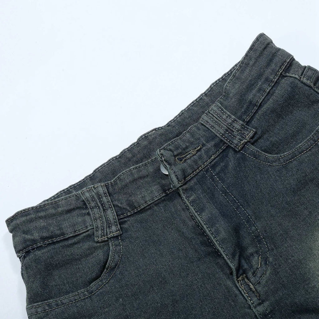 Ripped Denim High Waist Summer Chic Short