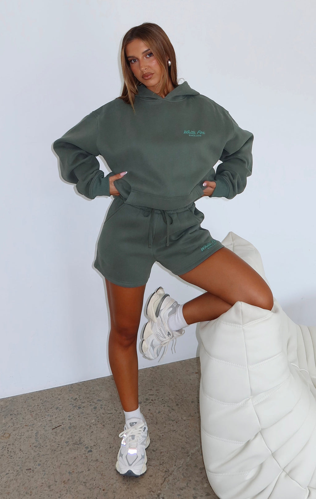 Dark Green Leisure Edition Lounge Short