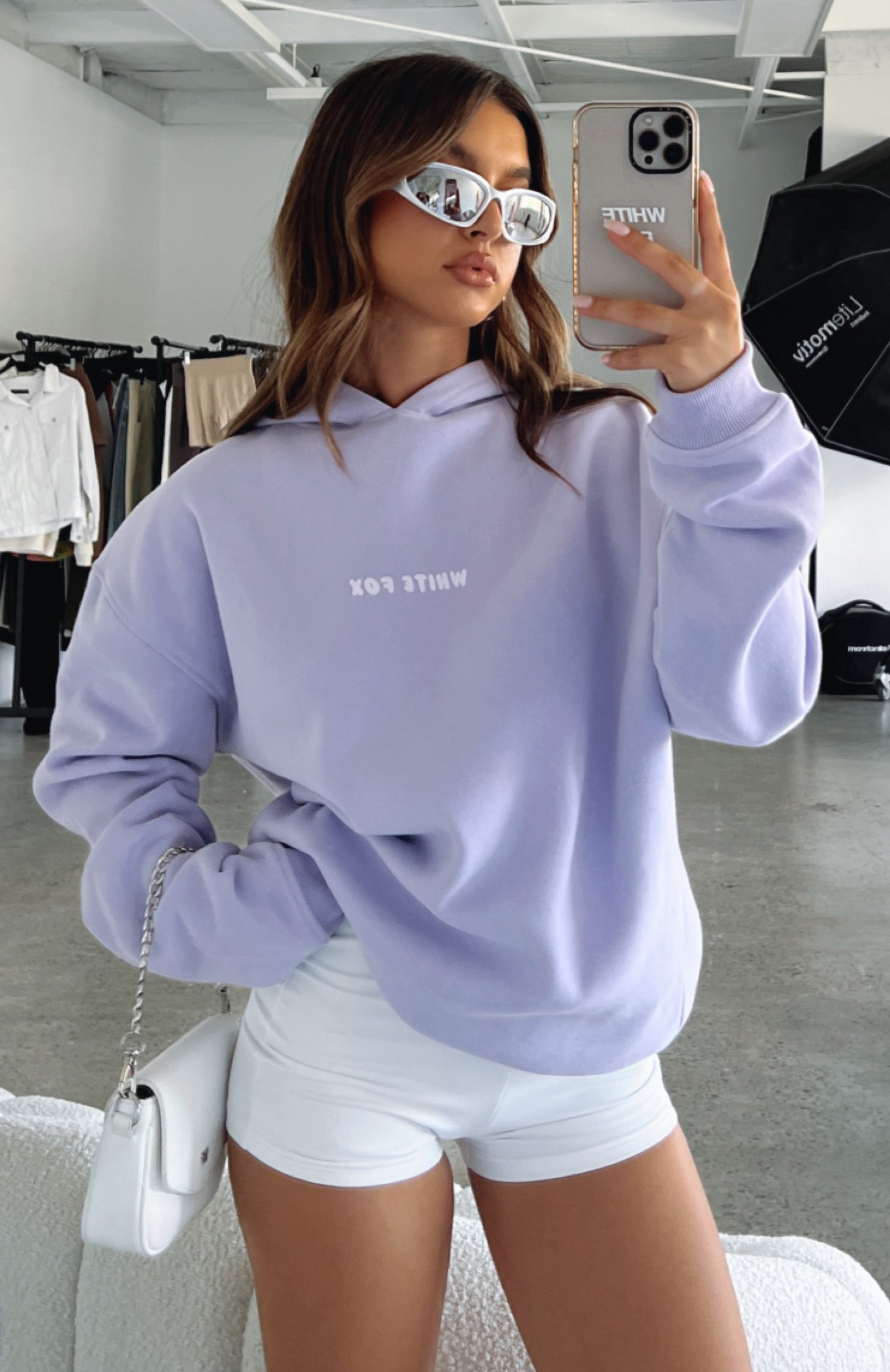 Leisure Oversized Lavender Hoodie