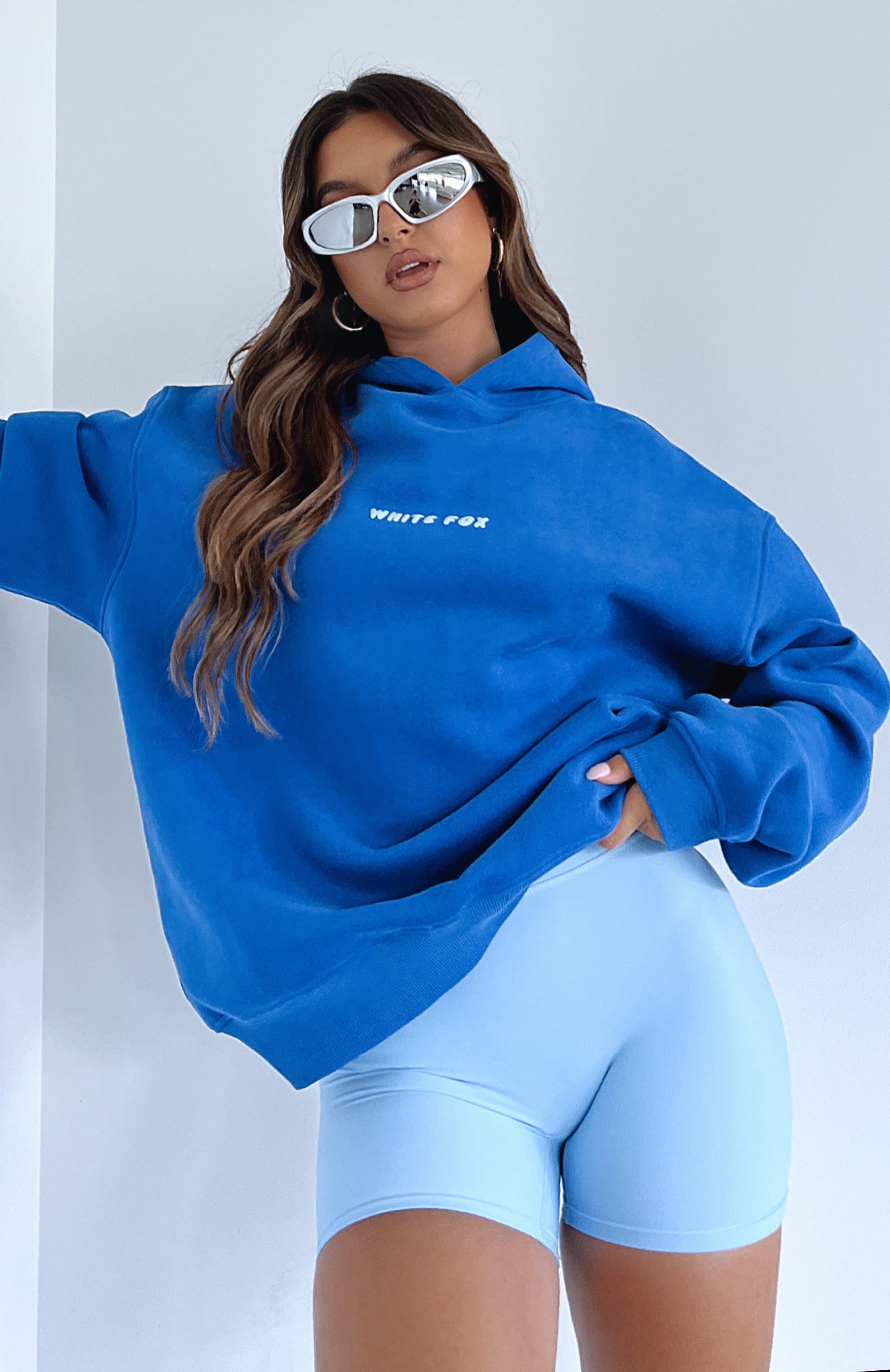 Leisure Series Oversized Cobalt Hoodie