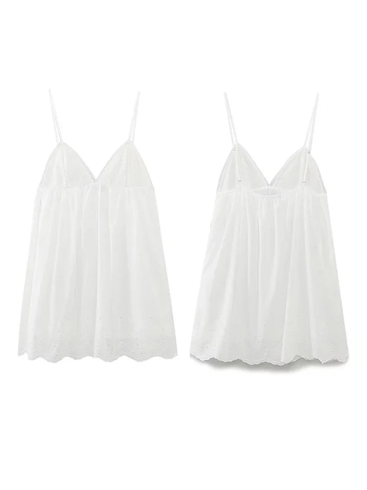 Lace-Up Sling Sleeveless V-Neck Backless Maxi Dress