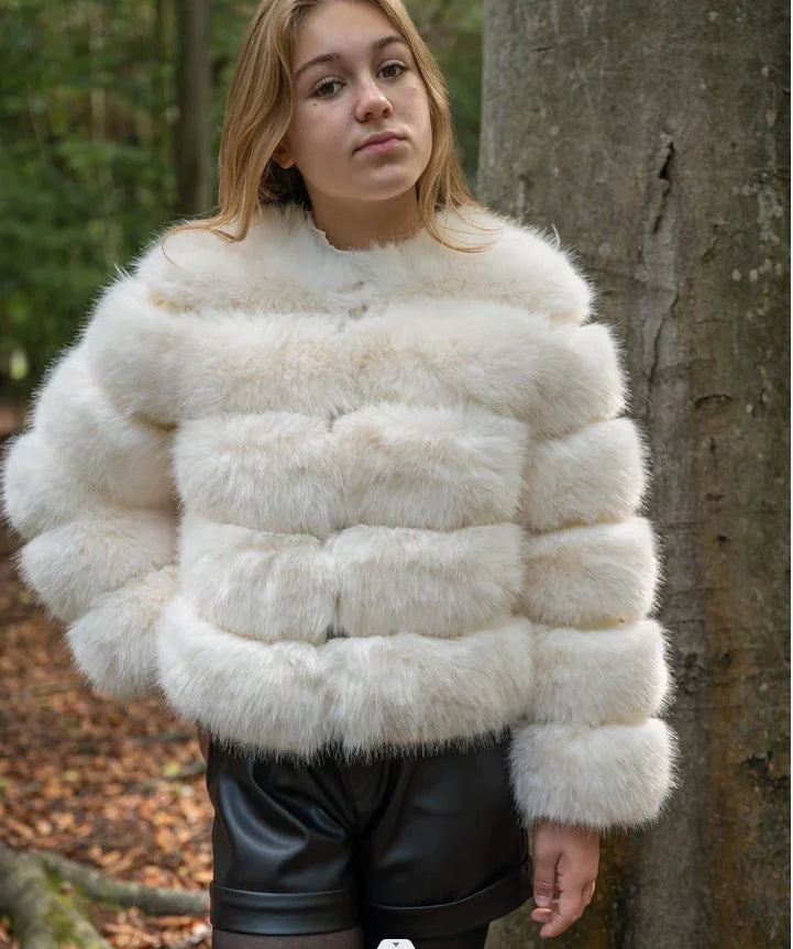 Chic Fox Fur Street Style Coat